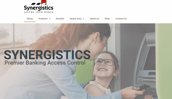 Synergistics new website snip Synergistics new website snip